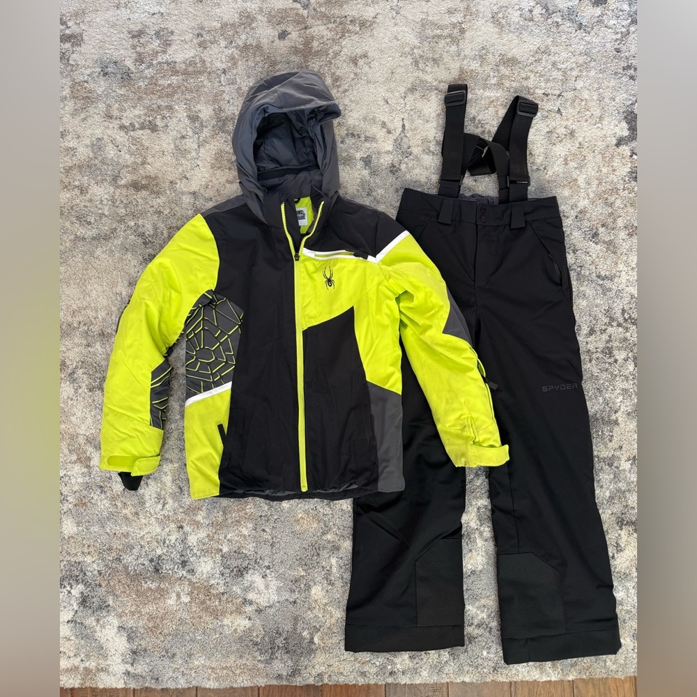 Spyder Boys Insulated Ski Jacket and Spyder Boys Propulsion Insulated Ski Pants